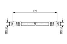 Brzdová hadica BOSCH 1 987 481 003