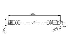 Brzdová hadice BOSCH 1 987 481 014