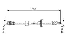 Brzdová hadica BOSCH 1 987 481 056