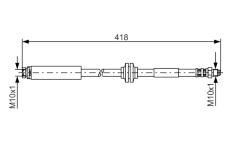 Brzdová hadice Bosch 1987481058