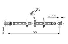 Brzdová hadica BOSCH 1 987 481 078