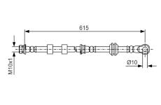 Brzdová hadice BOSCH 1 987 481 088