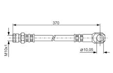 Brzdová hadice BOSCH 1 987 481 094