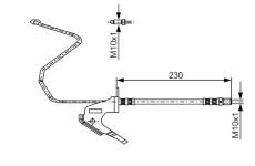Brzdová hadice Bosch 1987481161