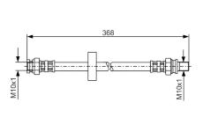 Brzdová hadice BOSCH 1 987 481 180
