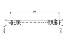 Brzdová hadice BOSCH 1 987 481 210