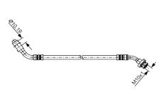 Brzdová hadica BOSCH 1 987 481 227
