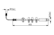 Brzdová hadice BOSCH 1 987 481 264