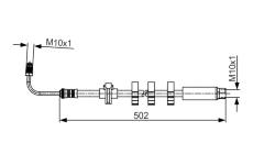 Brzdová hadica BOSCH 1 987 481 265