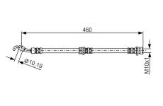 Brzdová hadice BOSCH 1 987 481 288