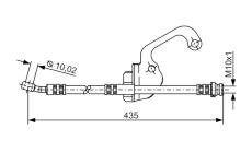 Brzdová hadice BOSCH 1 987 481 299