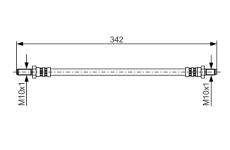 Brzdová hadice BOSCH 1 987 481 348