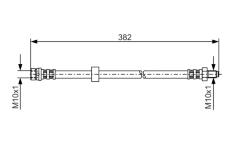 Brzdová hadica BOSCH 1 987 481 359