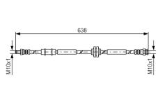 Brzdová hadice Bosch 1987481399