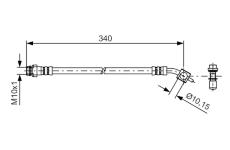 Brzdová hadice Bosch 1987481424