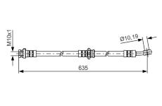 Brzdová hadice BOSCH 1 987 481 433