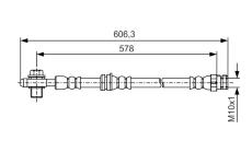 Brzdová hadice BOSCH 1 987 481 460