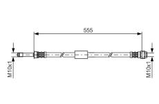Brzdová hadice BOSCH 1 987 481 461