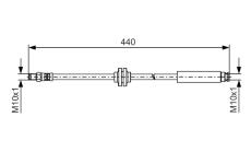 Brzdová hadice Bosch 1987481484