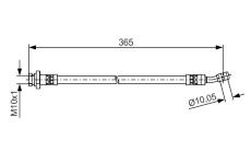 Brzdová hadice BOSCH 1 987 481 499