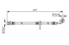 Brzdová hadica BOSCH 1 987 481 511