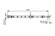 Brzdová hadice Bosch 1987481524