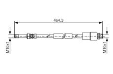 Brzdová hadice BOSCH 1 987 481 541