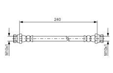 Brzdová hadice BOSCH 1 987 481 553