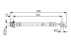 Brzdová hadice Bosch 1987481571