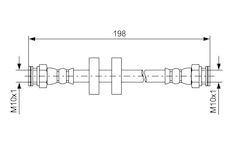 Brzdová hadice BOSCH 1 987 481 581