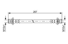 Brzdová hadice BOSCH 1 987 481 584