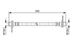 Brzdová hadice BOSCH 1 987 481 586