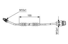 Brzdová hadice BOSCH 1 987 481 588