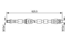 Brzdová hadice BOSCH 1 987 481 589