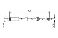 Brzdová hadica BOSCH 1 987 481 590