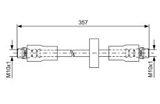 Brzdová hadica BOSCH 1 987 481 591