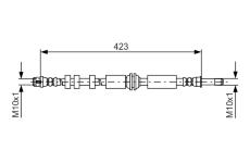 Brzdová hadice BOSCH 1 987 481 601