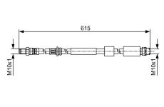 Brzdová hadice Bosch 1987481615