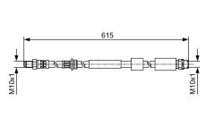 Brzdová hadice BOSCH 1 987 481 615