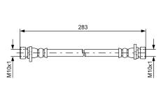 Brzdová hadica BOSCH 1 987 481 620