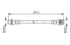 Brzdová hadice BOSCH 1 987 481 624