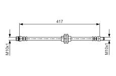 Brzdová hadice BOSCH 1 987 481 626