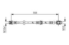 Brzdová hadica BOSCH 1 987 481 632