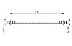 Brzdová hadica BOSCH 1 987 481 637