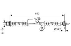 Brzdová hadica BOSCH 1 987 481 640