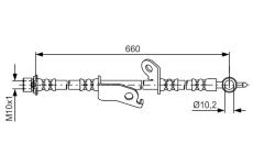 Brzdová hadice BOSCH 1 987 481 641