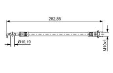 Brzdová hadica BOSCH 1 987 481 643