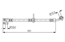 Brzdová hadice BOSCH 1 987 481 644