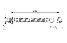 Brzdová hadica BOSCH 1 987 481 645