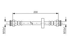 Brzdová hadice BOSCH 1 987 481 670